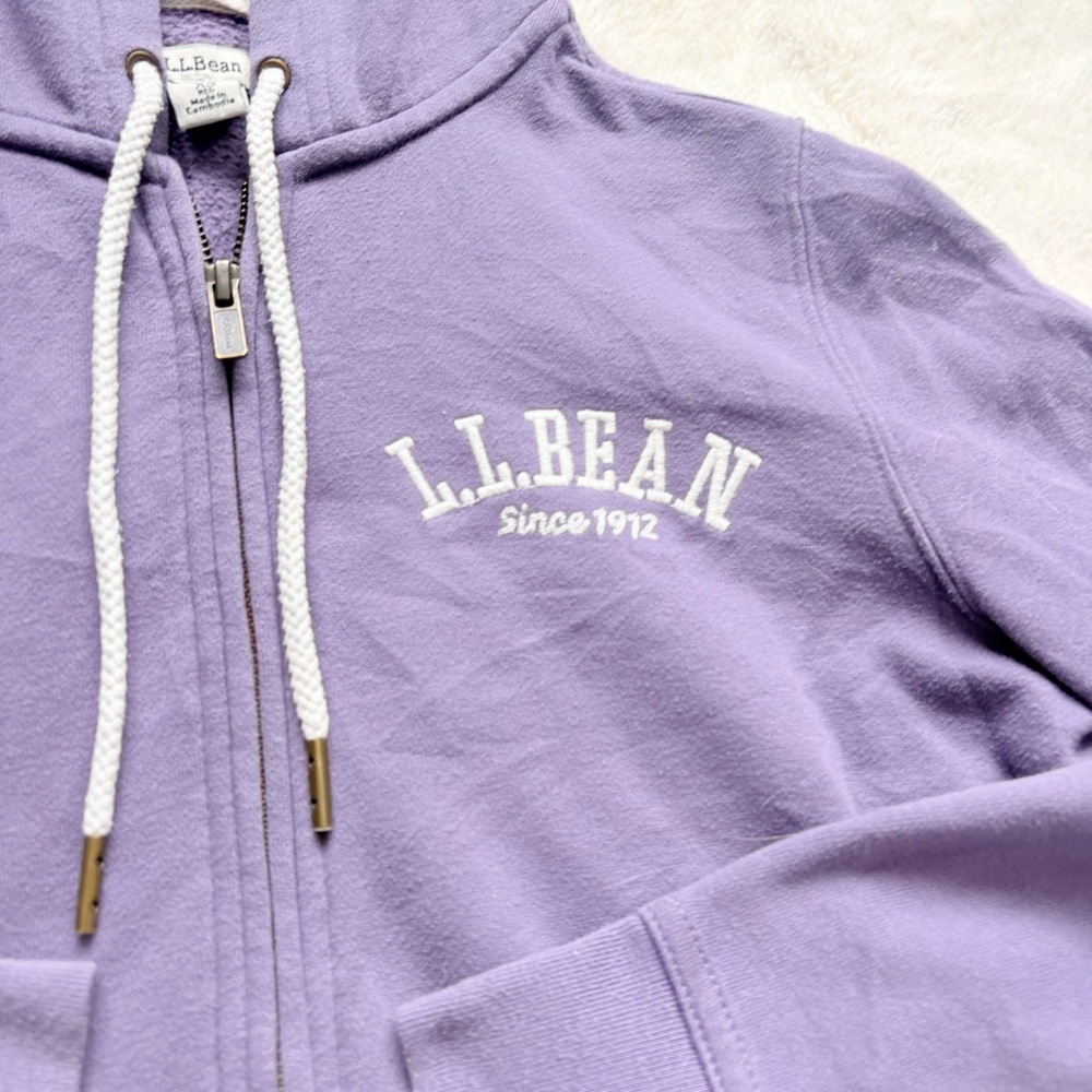 L.L. Bean Hoodie | Campcore Cottagecore Outdoor Essential | Cozy Heritage Fleece - Picture 8 of 16